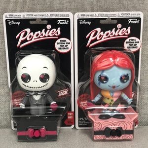 Funko Nightmare Before Christmas Popsies Jack & Sally NIP